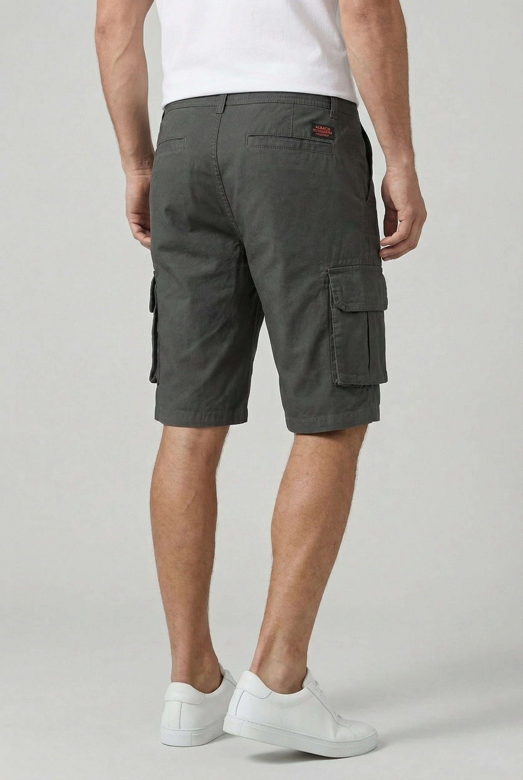Herre Cargo Shorts Bomuldsblanding Afslappet Pasform Flere Lommer 3