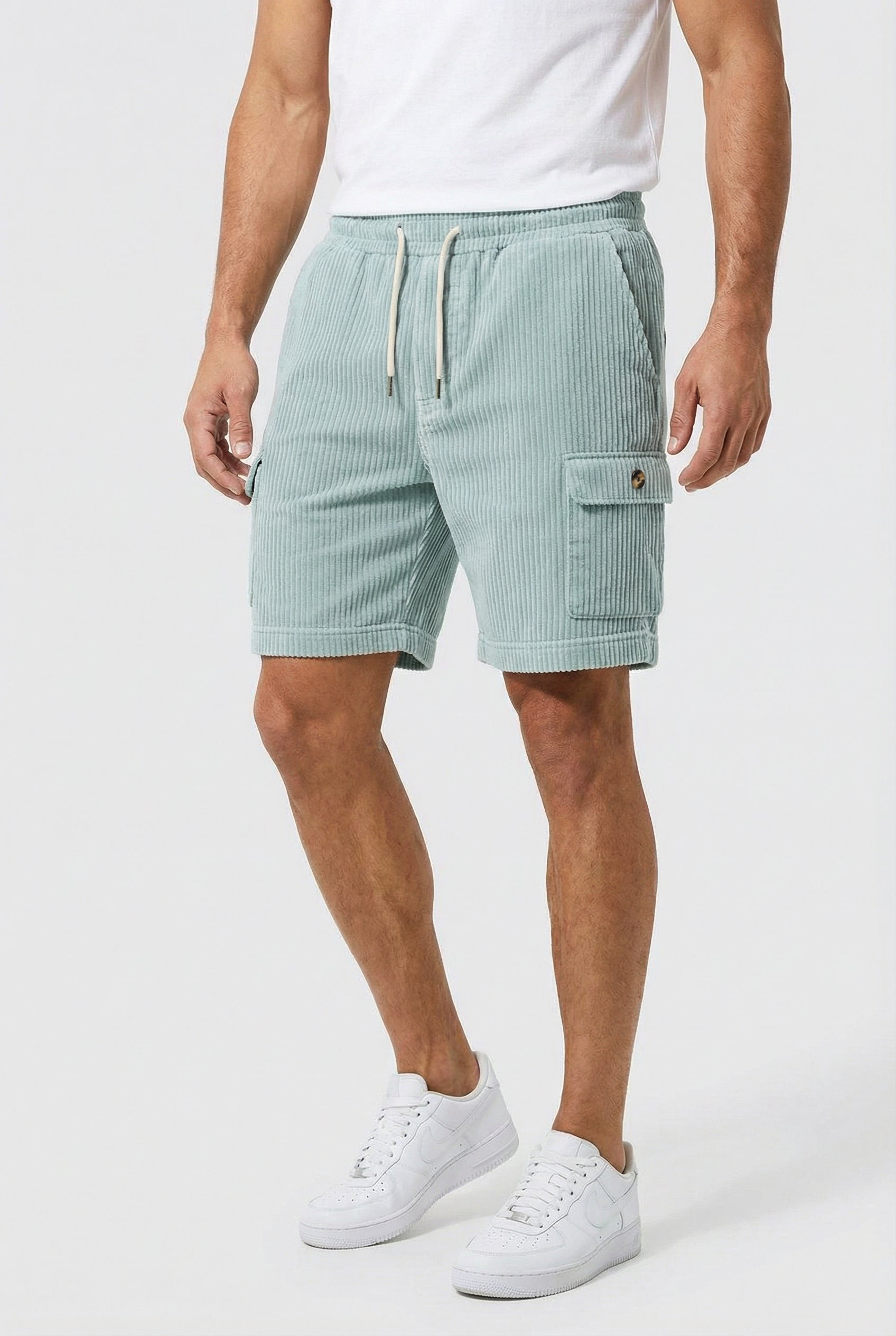 Shorts Herre Polyester Værktøjsdetaljer Casual Komfort 6