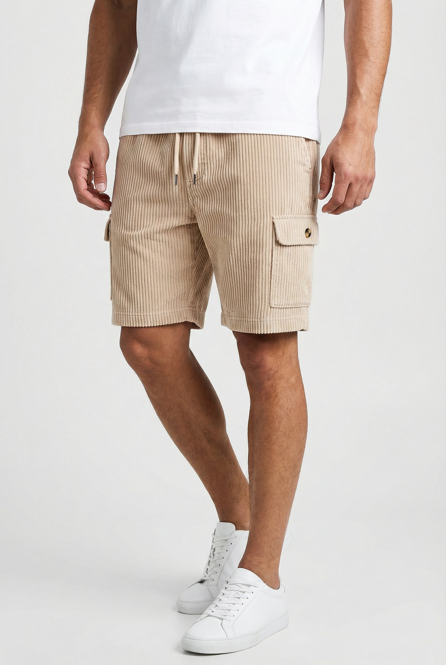 Shorts Herre Polyester Værktøjsdetaljer Casual Komfort 7