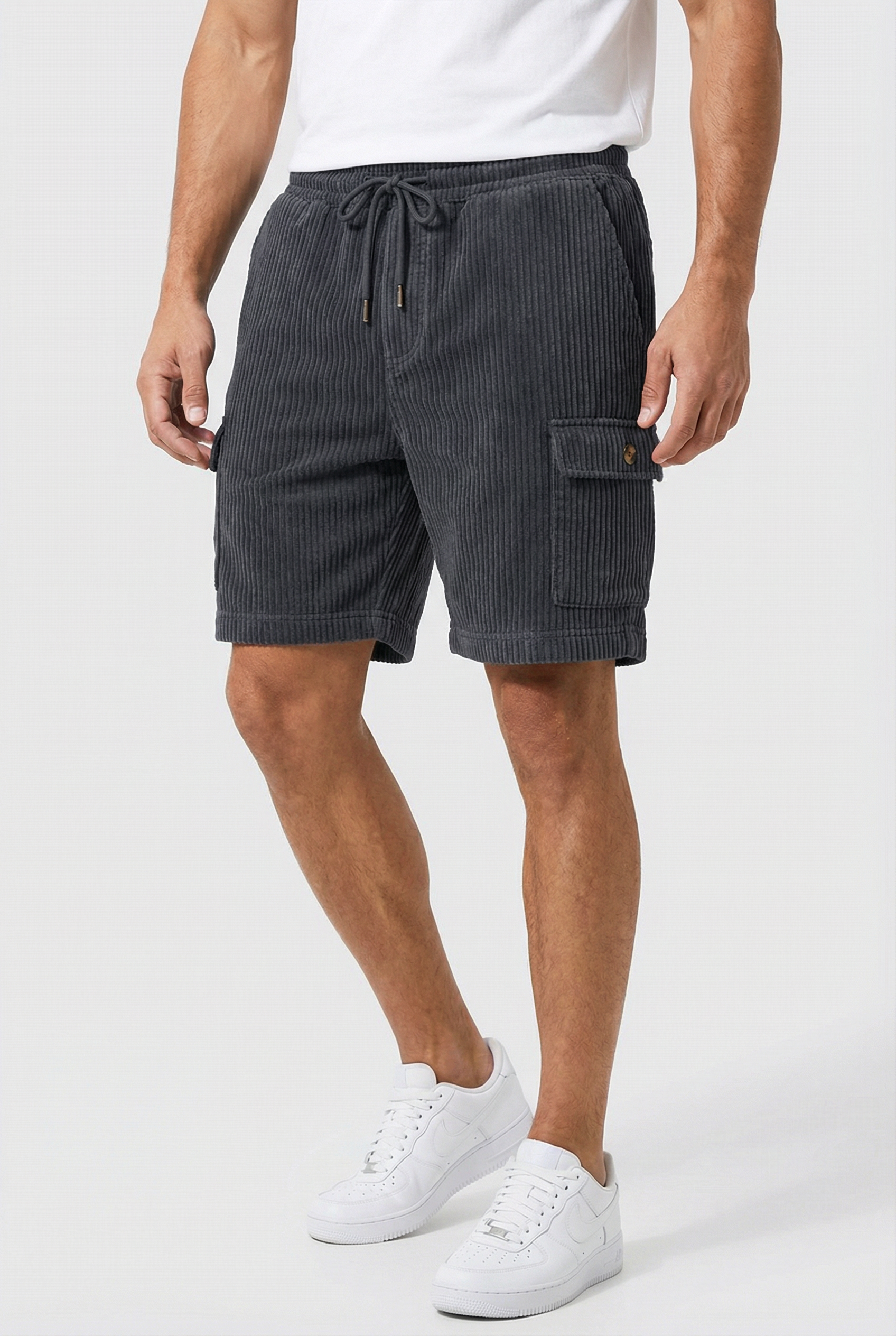 Shorts Herre Polyester Værktøjsdetaljer Casual Komfort 8