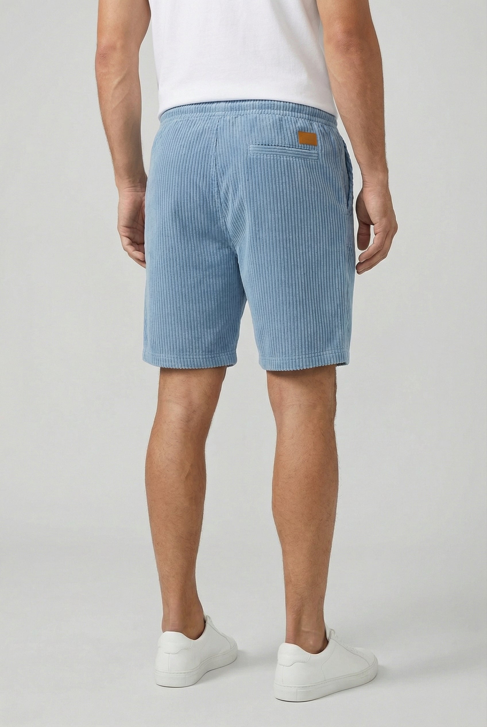 Herre Shorts Fløjl Retro Design Komfortabel Pasform Casual Wear 3