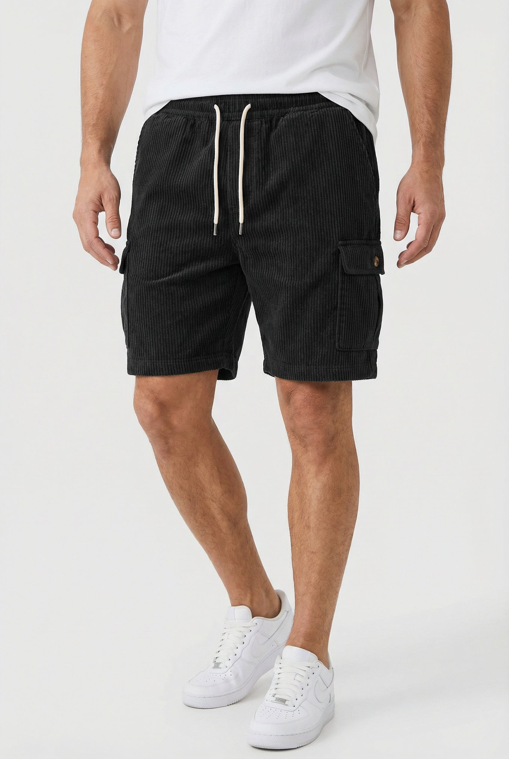 Shorts Herre Polyester Værktøjsdetaljer Casual Komfort 0