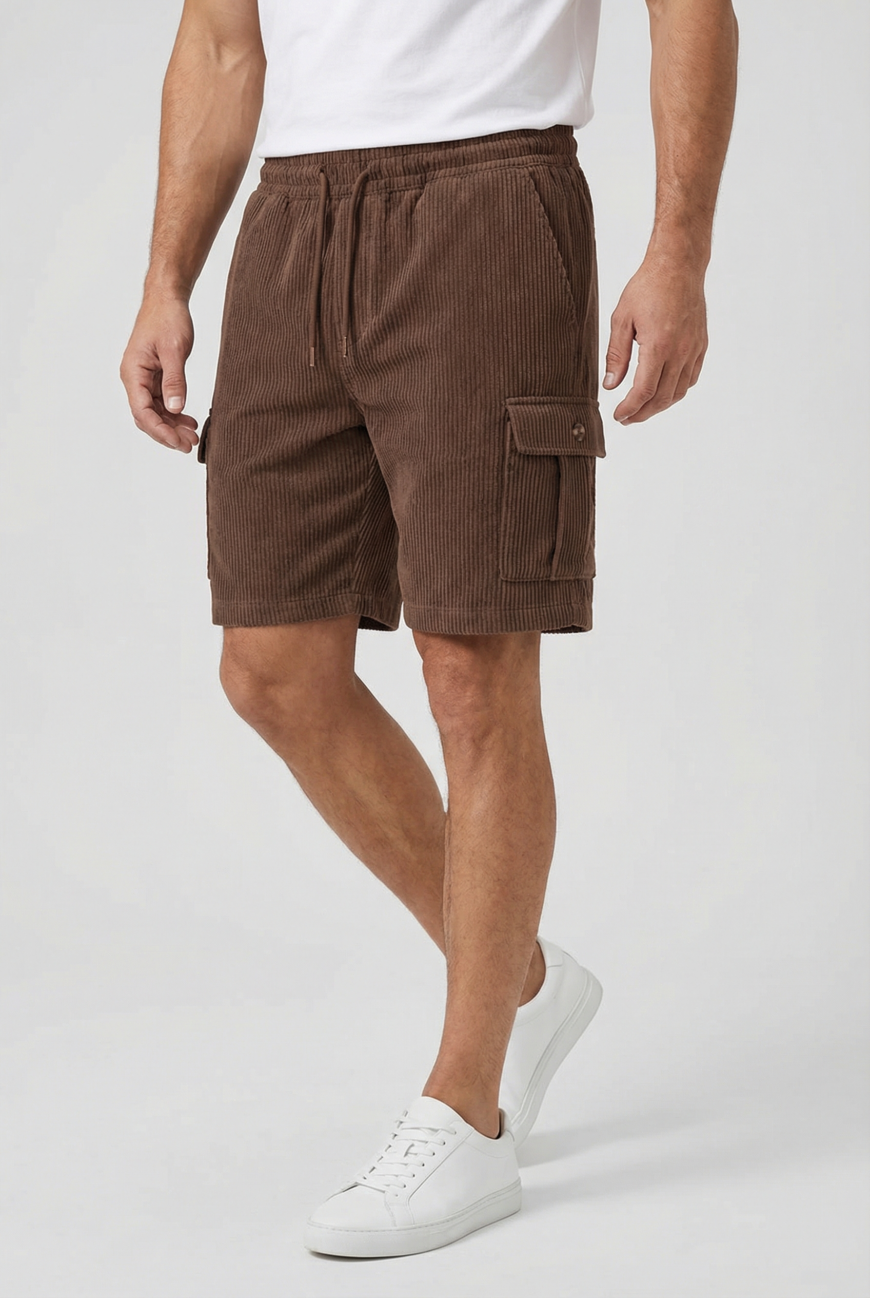 Shorts Herre Polyester Værktøjsdetaljer Casual Komfort 5